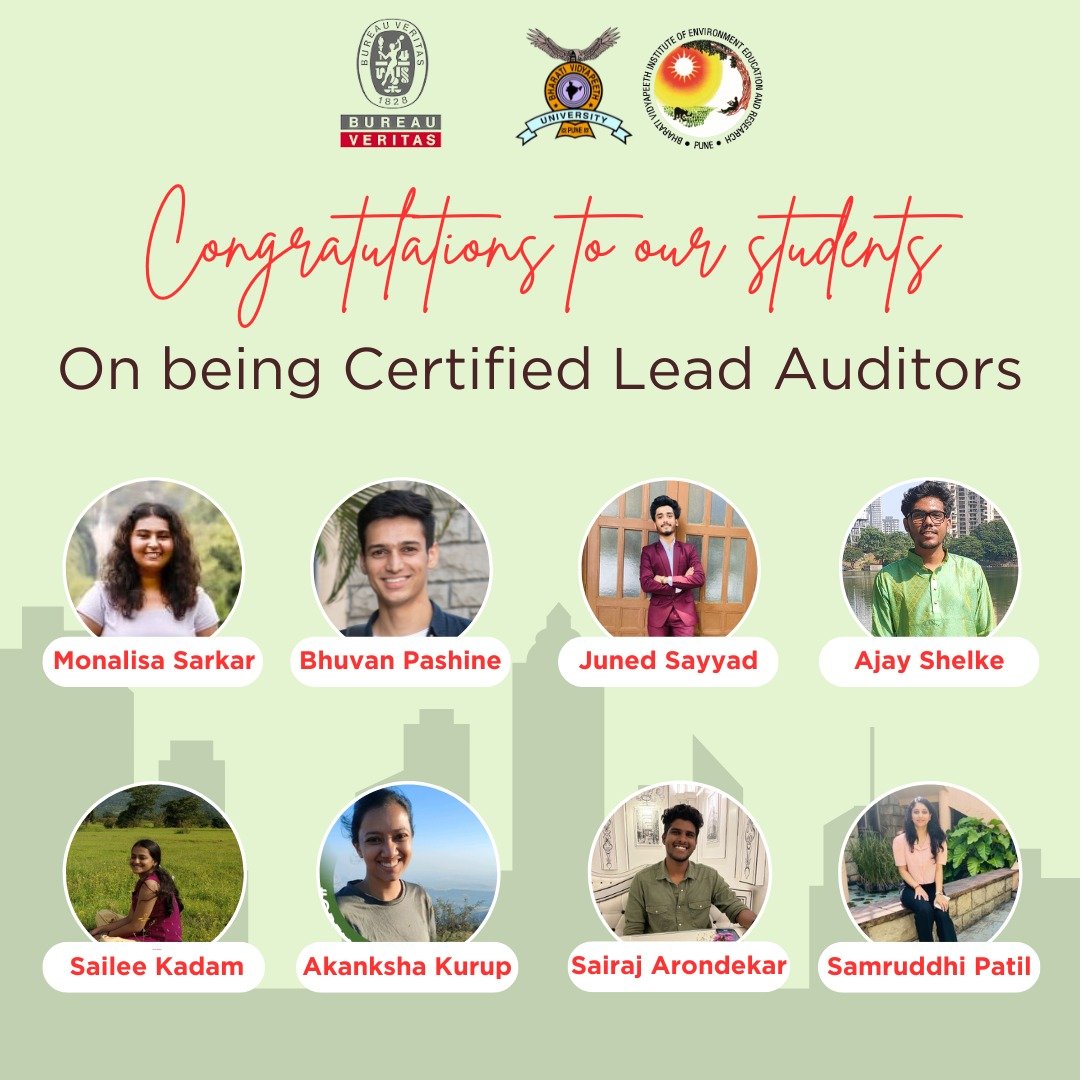  BVIEER Students Certified as Lead Auditors by Bureau Veritas