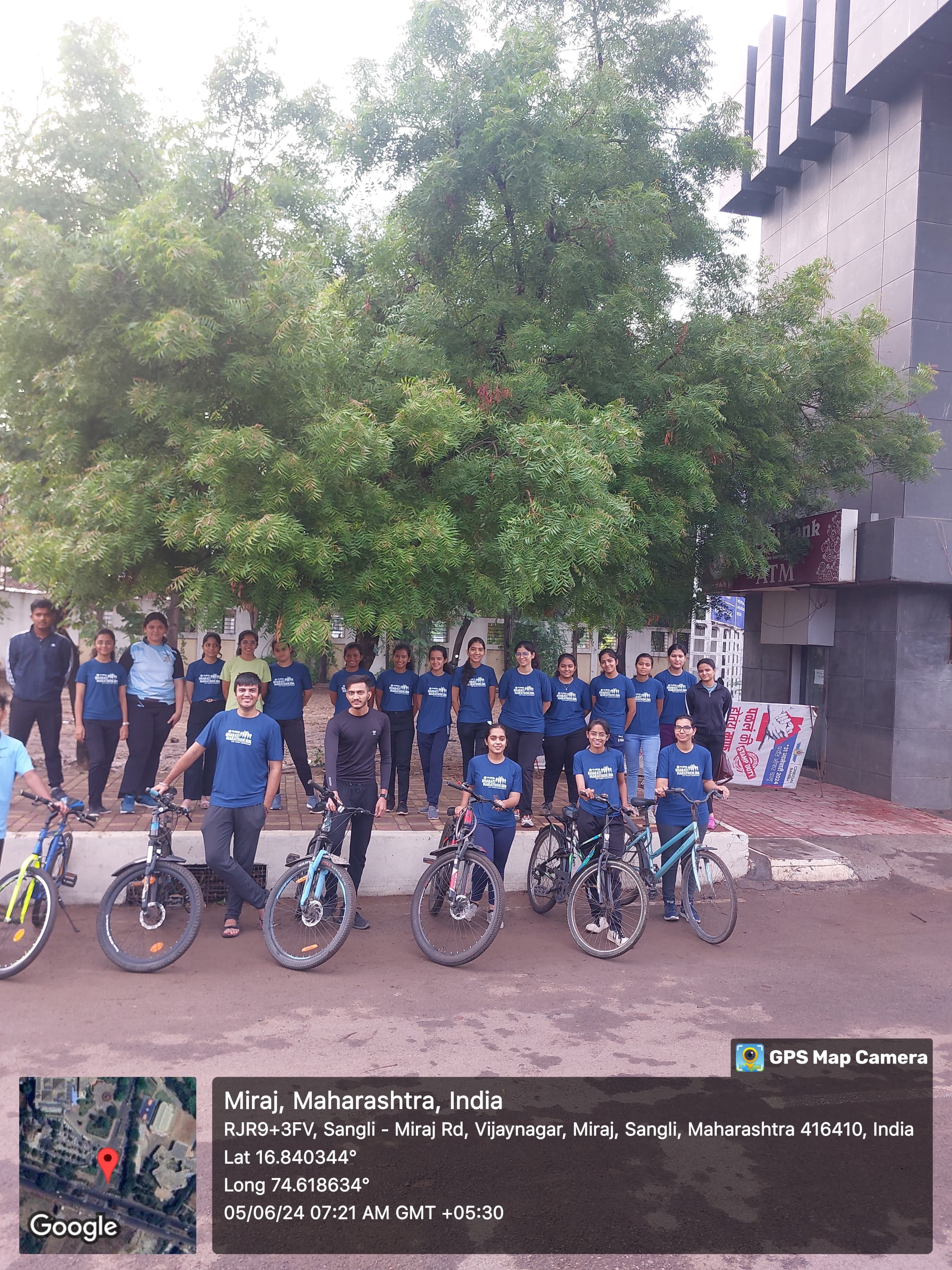 5-June-2024 Cycle Rally by Bharati Sports Club