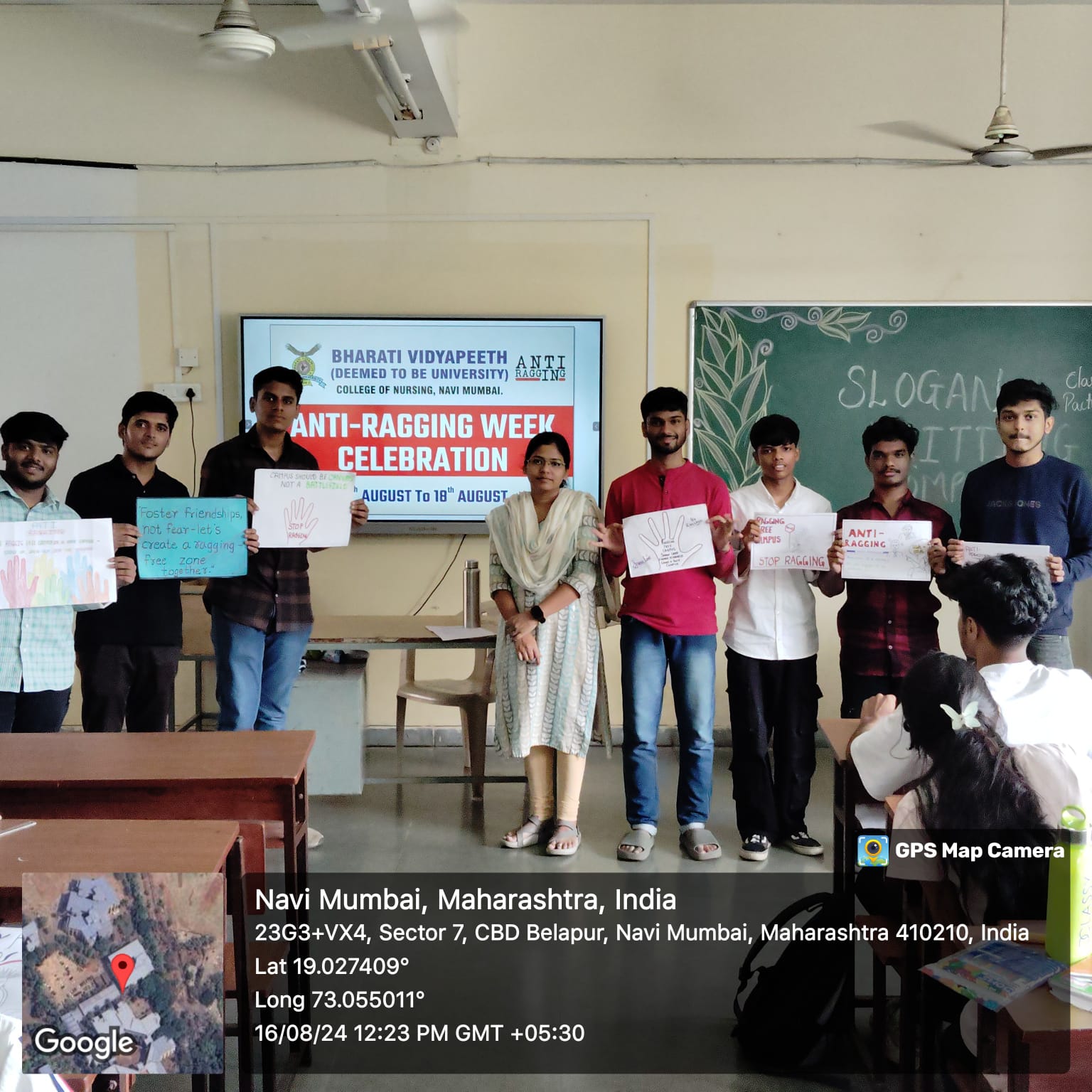 Conducted Slogan Writing competition on Ragging Free Campus