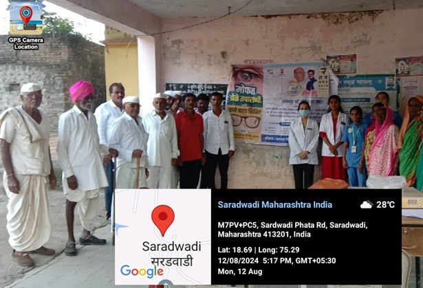 Karjat and Jamkhed mega eye health screening camp