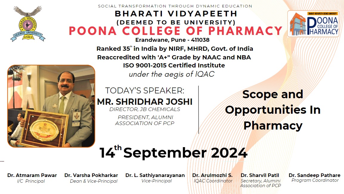 IQAC S. Joshi Guest Speaker