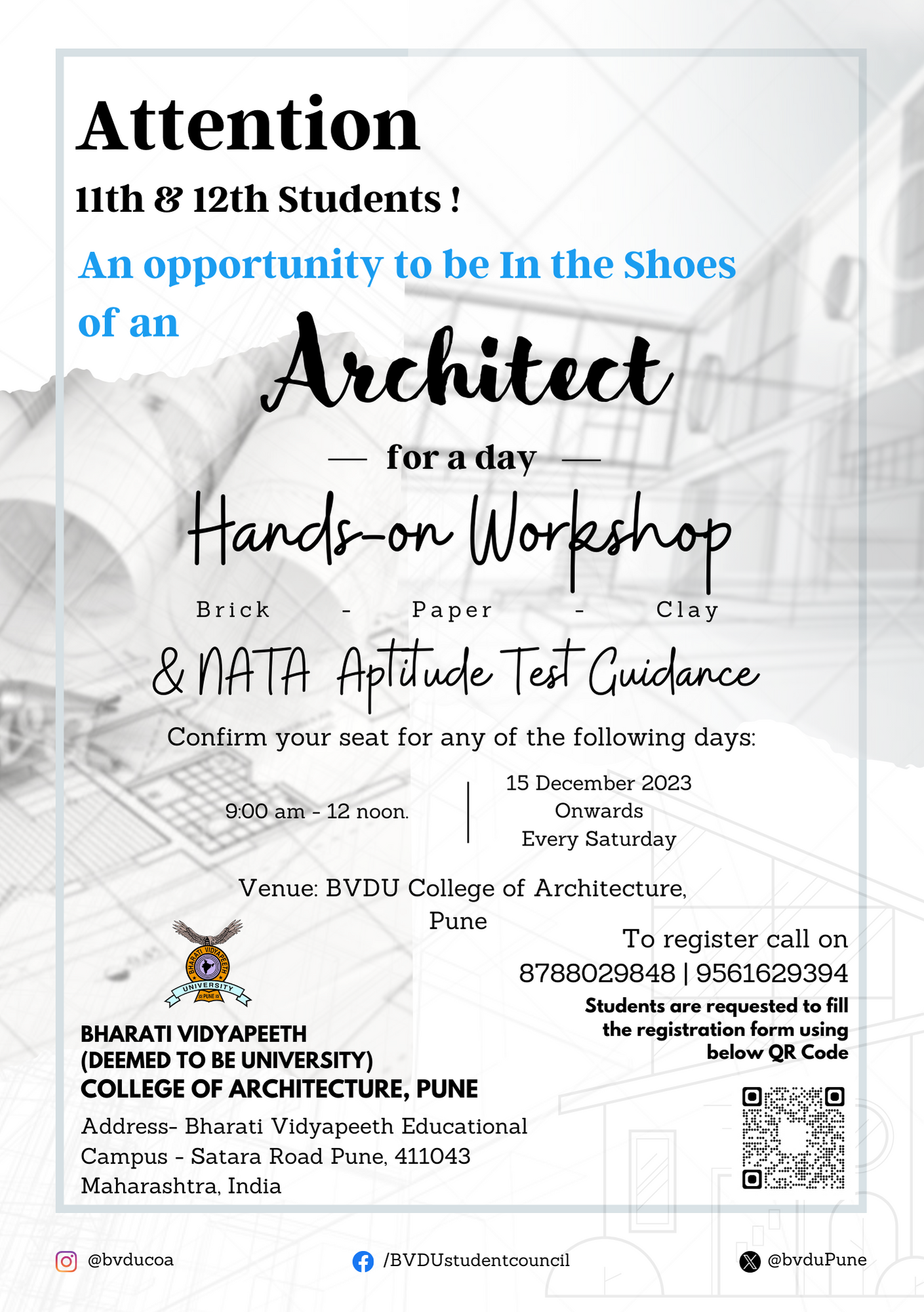 An Opportunity to be in the Shoes of an Architect