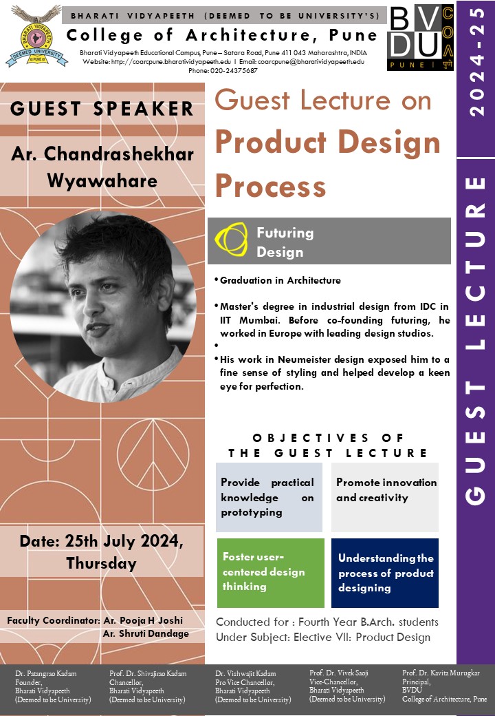 Guest Lecture on Product Design Process