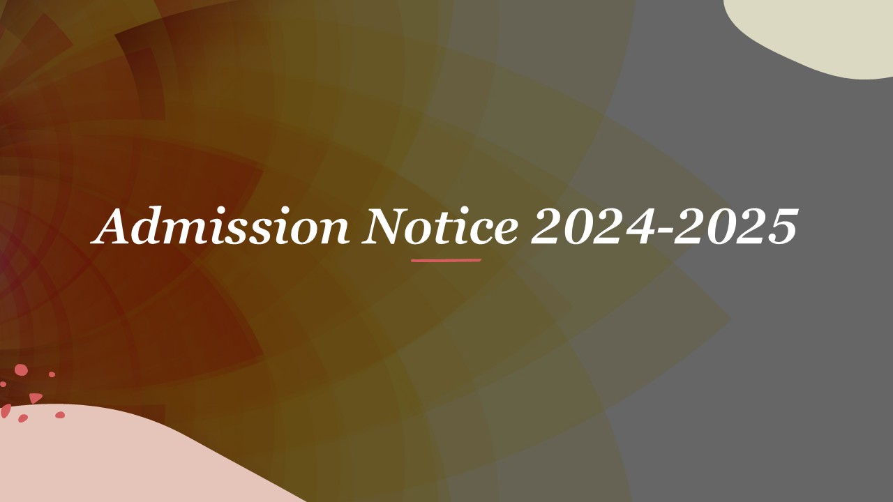 BPharm Admission Notice 2024-2025